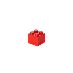 Lego pudełeczko klocek czwórka czerwony (40111730) - 1
