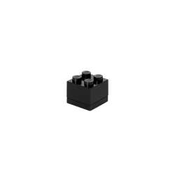 Lego pudełeczko klocek czwórka czarny (40111733) - 1
