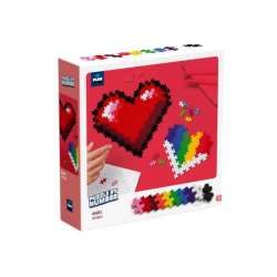 Plus Plus Puzzle by number Serce 250 elementów 3911 (014-3911) - 1