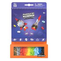 Puzzle By Number Activity Pad Kosmiczny 125el