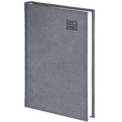 Kalendarz 2026 B6 dzienny Aluminium srebrny