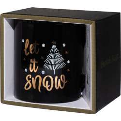 Kubek świąteczny z napisem Let It Snow
