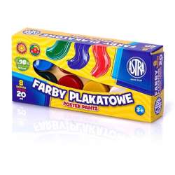 Farby plakatowe 8kol 20ml ASTRA (83112903) - 1