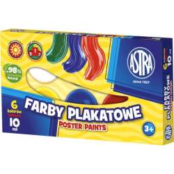 ASTRA Farby plakatowe 6 kolorów 10ml (83111903) - 1