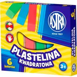 Plastelina kwadratowa 6 kolorów ASTRA (83811908) - 1