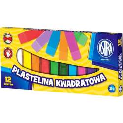 Plastelina kwadratowa 12 kolorów ASTRA (83813908)