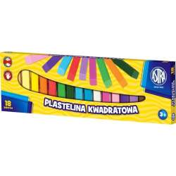 Plastelina kwadratowa 18 kolorów ASTRA (83814904)