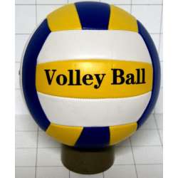 Piłka siatkowa miękka 'Volley Ball' niebiesko-żółta (130-00594) - 2