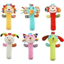 Miękka grzechotka dla maluchów MIX