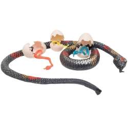 Gumowy wąż 66cm z jajami