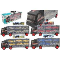 Ciężarówka 32cm z 6 autami MIX