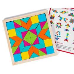 Układanka drewniana geometryczna