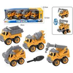 Zestaw 4 pjazdów budowlanych do rozkręcania