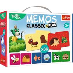 Memos Classic&plus Zwierzęta i ich domki. Rodzina Treflików gra 02333 Trefl (02333 TREFL) - 1
