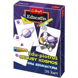 KARTY 'TREFL' EDU PIOTRUŚ REBUSY KOSMOS (08435) - 1