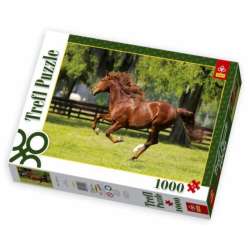 PUZZLE TREFL 1000 KOŃ W GALOPIE (10201) - 2