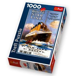 PUZZLE TREFL 1000 TITANIC PLAKAT RETRO 1911 (10282) - 1