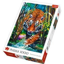 Puzzle 1000el Drapieżny tygrys 10528 Trefl p6 (10528 TREFL) - 1