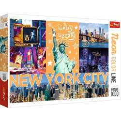 Puzzle 1000el Neon Color Line - Neonowe miasto New York 10579 Trefl p6 (10579 TREFL) - 1