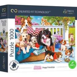 Puzzle 1000el UFT Doggy Friendship. Psia przyjaźń 10698 Trefl (10698 TREFL) - 1