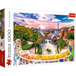 Puzzle 1000el Zachód słońca nad Barceloną, Hiszpania 10711 Trefl (10711 TREFL) - 1