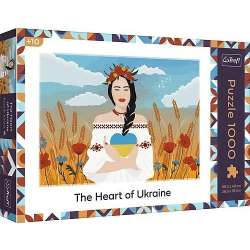 Puzzle 1000 Serce Ukrainy Puzzle ukraińskie (GXP-849126) - 1