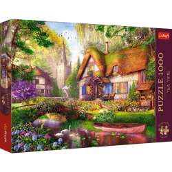Puzzle 1000el Premium Plus Tea time Urocza chatka w lesie 10804 Trefl (10804 TREFL)