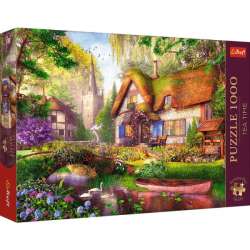 Puzzle 1000el Premium Plus Tea time Urocza chatka w lesie 10804 Trefl (10804 TREFL)