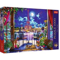 Puzzle 1000el Premium Plus - Tea Time: Paryż w blasku księżyca 10843 Trefl (10843 TREFL)