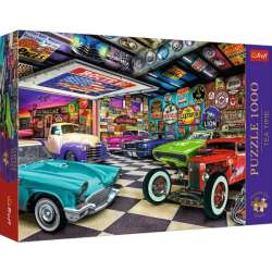 Puzzle 1000el Premium Plus - Tea Time: Garaż kolekcjonera samochodów 10845 Trefl (10845 TREFL)