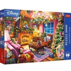 Puzzle 1000 Świąteczna chatka Disney TREFL