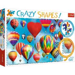 Puzzle 600 elementów Crazy Shapes - Kolorowe balony (GXP-679126) - 1
