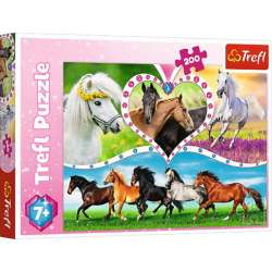 Puzzle 200el Piękne konie 13248 Trefl p12 (13248 TREFL) - 1