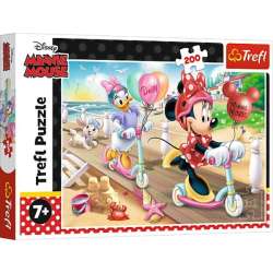 Puzzle 200el Minnie na plaży Disney Minnie 13262 Trefl p12 (13262 TREFL) - 1