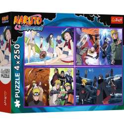 Puzzle 4x250 Przygody Naruto Uzumaki TREFL