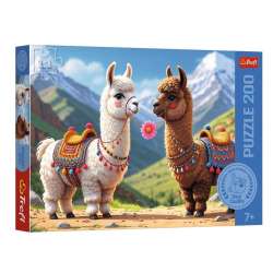 Puzzle 200 Kolorowe lamy Rodzina Treflików TREFL