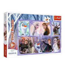 Puzzle Trefl 24 MAXI Świat pełen magii Frozen 2 (GXP-762935) - 1