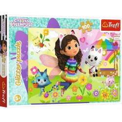 Puzzle 100el glitter Brokatowa Gabby. Koci Domek Gabi. Gabby's Dollhouse (14832 TREFL)