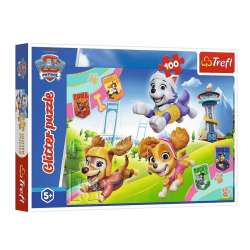 Puzzle 100 Glitter Błyszczące psiaki TREFL