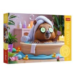 Puzzle 160 Kapibara w SPA Rodzina Treflików TREFL