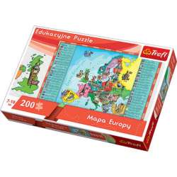 Puzzle Trefl 200 Mapa Europy dla dzieci (15503 TREFL) - 1
