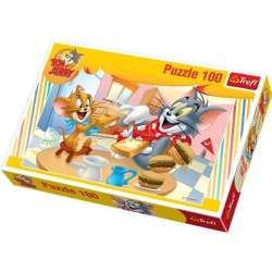 PUZZLE TREFL 100 PYSZNE ŚNIADANKO TOM & JERRY (16196) - 1