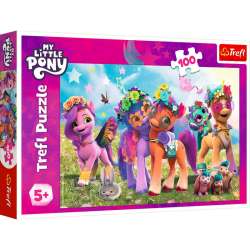 Puzzle 100 elementów Zabawne Kucyki My Little Pony (GXP-881550) - 1