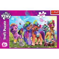 Puzzle 100 elementów Zabawne Kucyki My Little Pony (GXP-881550) - 1