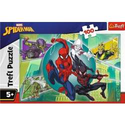 Puzzle 100 Spiderman Pajęczna