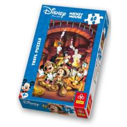 60 elementów. Mickey, Strach ma wielkie oczy -PUZZLE TREFL (17141) - 3