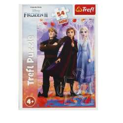 Puzzle 54 mini W świecie Anny i Elsy 3 TREFL - 1