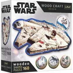 Puzzle drewniane 160 elementów Star Wars Sokół Millennium (GXP-888577) - 1