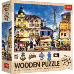 Puzzle drewniane 1000 Francuska uliczka TREFL - 1