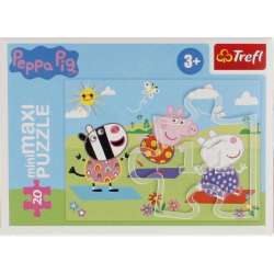 Puzzle 20 miniMaxi Beztroski dzień Peppy 1 TREFL - 1